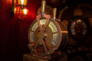 movement control gadget | Steampunk Zeppelin escape room