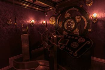 movement control panel | Steampunk Zeppelin escape room
