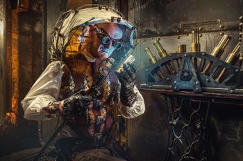 generator room | Steampunk Zeppelin escape room