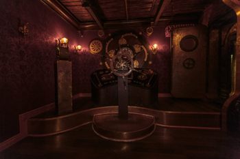 captains cabin | Steampunk Zeppelin escape room