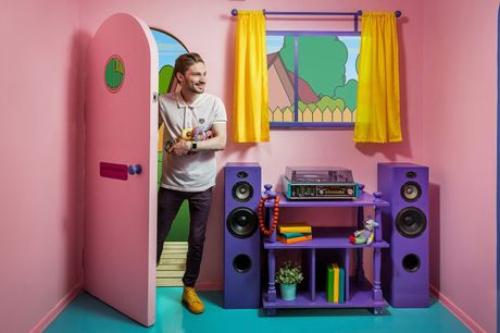 home theater puzzle | Springfield trouble escape room