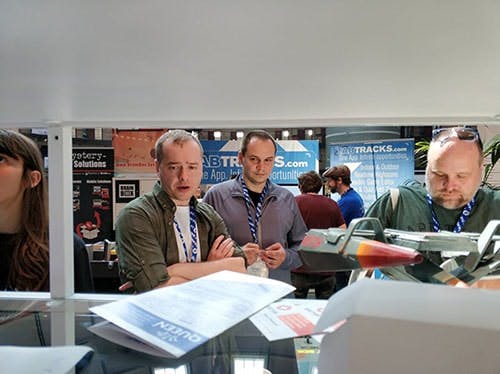 Up The Game 2018 booth